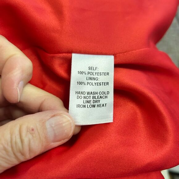 Lulus Love in Bloom Red Floral Print Chiffon Off-The-Shoulder Hi-Low Dress Sz XS - Picture 8 of 16